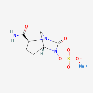 Chemical structure of Avibactam Sodium