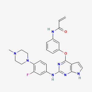 Chemical structure of Avitinib