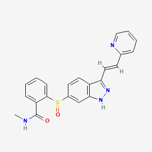 Chemical structure of Axitinib Sulfoxide