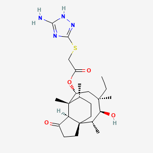 Chemical structure of Azamulin