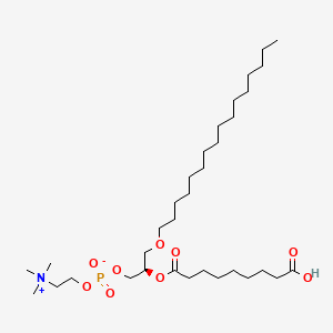 Chemical structure of Azelaoyl PAF