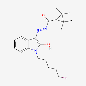 Chemical structure of Azidoindolene 1