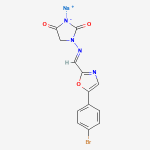 Chemical structure of Azumolene Sodium