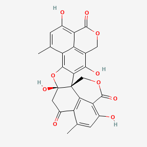 Chemical structure of Bacillosporin C