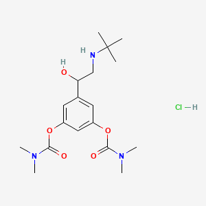Chemical structure of Bambuterol hydrochloride