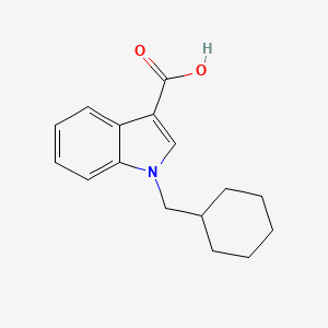 Chemical structure of BB-22 3-carboxyindole metabolite