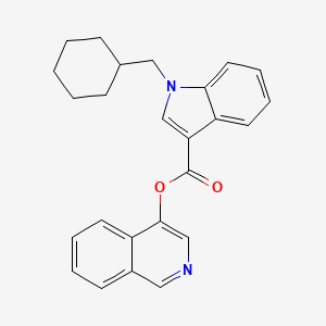 Chemical structure of BB-22 4-hydroxyisoquinoline isomer