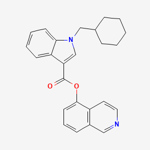 Chemical structure of BB-22 5-hydroxyisoquinoline isomer