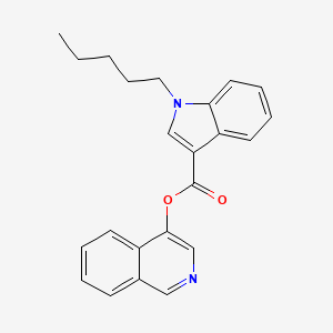 Chemical structure of BB-22 7-hydroxyisoquinoline isomer