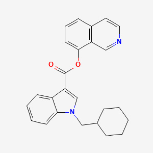 Chemical structure of BB-22 8-hydroxyisoquinoline isomer