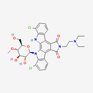 Chemical structure of Becatecarin