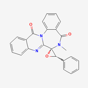 Chemical structure of Benzomalvin C