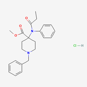 Chemical structure of Benzyl carfentanil hydrochloride
