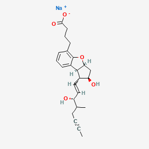 Chemical structure of Beraprost Sodium
