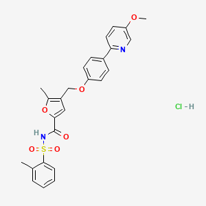 Chemical structure of BGC 20-1531 hydrochloride