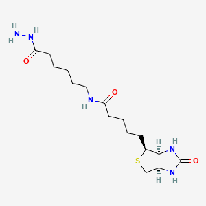 Chemical structure of Biotin LC hydrazide