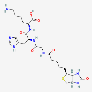 Chemical structure of Biotin Tripeptide-1