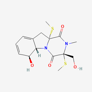 Chemical structure of Bis(methylthio)gliotoxin