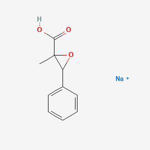 Chemical structure of BMK Glycidic Acid (sodium salt)