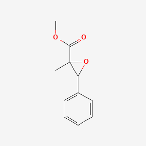 Chemical structure of BMK methyl glycidate