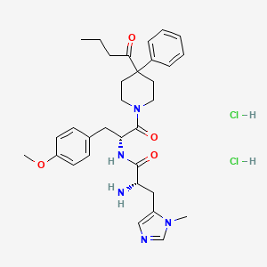 Chemical structure of BMS 470539 (hydrochloride)