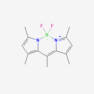 Chemical structure of BODIPY 493/503