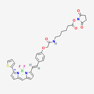 Chemical structure of Bodipy 630/650X