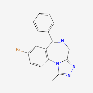 Chemical structure of Bromazolam