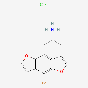 Chemical structure of Bromo-DragonFLY (hydrochloride)