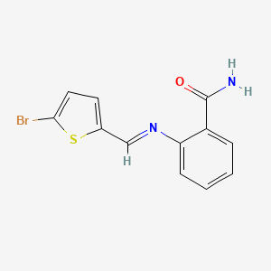 Chemical structure of Btynb