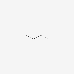 Chemical structure of Butane
