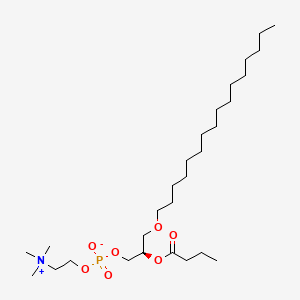 Chemical structure of Butanoyl PAF