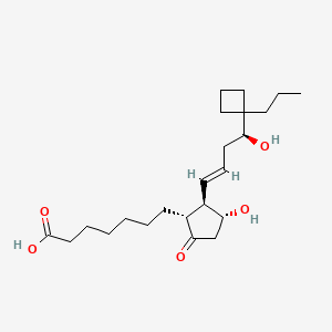 Chemical structure of Butaprost (free acid)