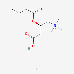 Chemical structure of Butyryl-L-carnitine Chloride
