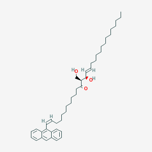 Chemical structure of C10 AV Ceramide (d18:1/10:0)