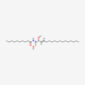Chemical structure of N-Decanoylsphingosine