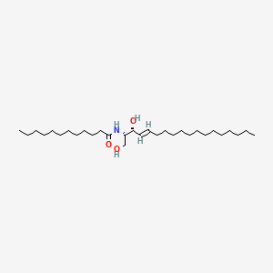 Chemical structure of C12 Ceramide (d18:1/12:0)