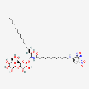 Chemical structure of C12 Nbd-sphingosine, beta-D-lactosyl