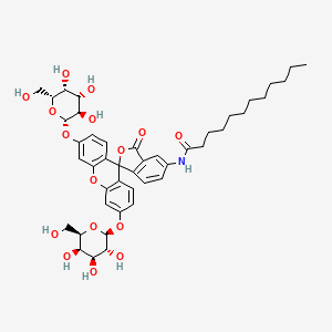 Chemical structure of C12FDG