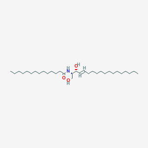 Chemical structure of C14 Ceramide (d18:1/14:0)