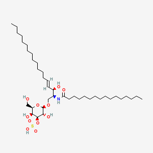 Chemical structure of C16 Sulfatide