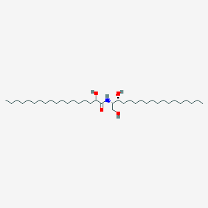 Chemical structure of N-(2-hydroxyoctadecanoyl)sphinganine