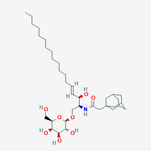 Chemical structure of C2 Adamantanyl Galactosylceramide (d18:1/2:0)