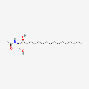 Chemical structure of C2 dihydro Ceramide (d18:0/2:0)