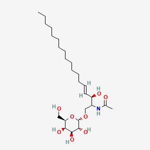 Chemical structure of N-Acetylpsychosine