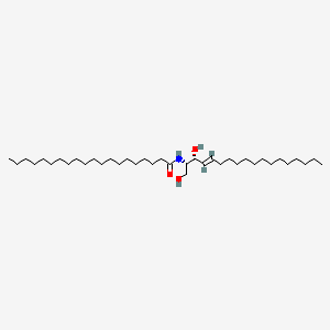 Chemical structure of C20 Ceramide (d18:1/20:0)