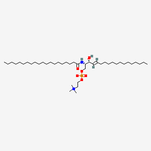 Chemical structure of C20 Sphingomyelin (d18:1/20:0)