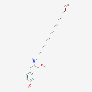 Chemical structure of C6 Ceramide (d18:1/6:0) Alkyne