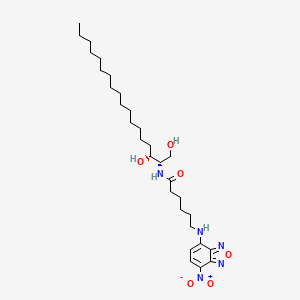 Chemical structure of C6-NBD Sphinganine
