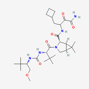 Chemical structure of C6 NBD L-threo dihydro Ceramide (d18:0/6:0)